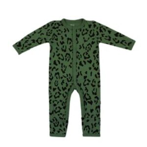 Kyte Baby - Romper in Hunter Leopard